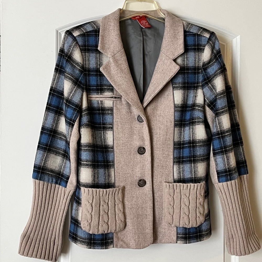 Sundance Navy Wool-Blend Blazer
